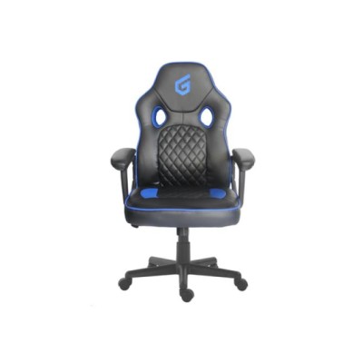 Silla Gamer Conceptronic Eyota03b Color Negro Detalles En Azul