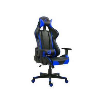 Silla Gamer Conceptronic Eyota04b Color Negro Detalles En Azul