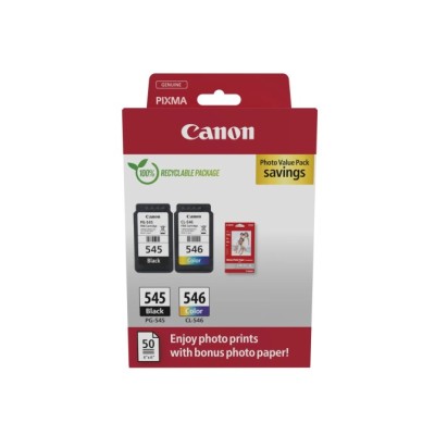 Cartucho de Tinta Original Canon PG-545 + CL-546 Multipack/