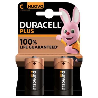 Pack de 2 Pilas C Duracell LR14/ 1.5V/ Alcalinas