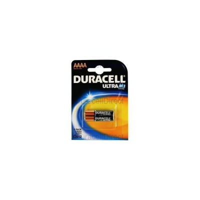 Pack de 2 Pilas AAAA Duracell Ultra MX2500/ 1.5V/ Alcalinas