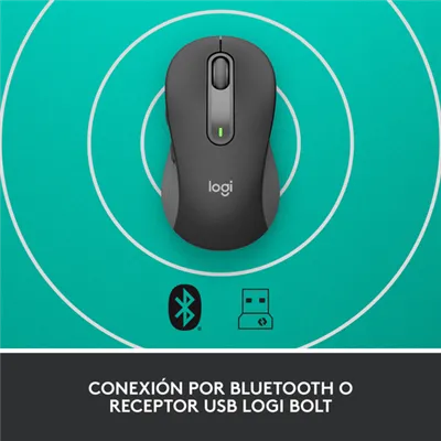 Logitech Signature M650 L Bluetooth Ratón Inalámbrico, 5