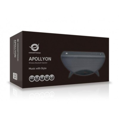 Altavoz Bluetooth Portable Conceptronic Apollyon Color Oro