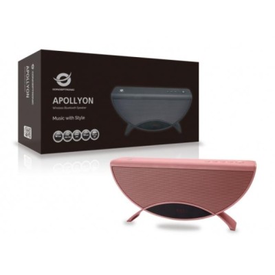 Altavoz Bluetooth Portable Conceptronic Apollyon Color Rojo