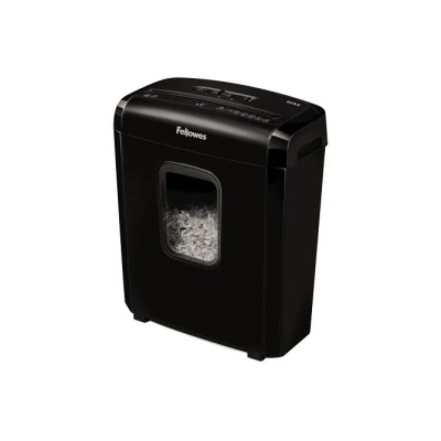 Destructora Fellowes 6M/ Minicorte de 4 x 12mm/ Negra