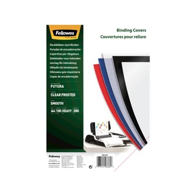 Portadas de Polipropileno Fellowes 5376503/ A4/ 300 Micras/ 100