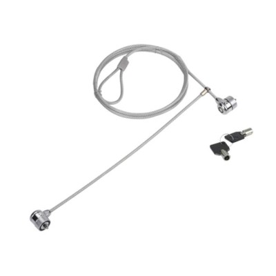 Cable De Seguridad Conceptronic Con Doble Cabezal Y Llave 1.5m