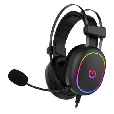 Auriculares Gaming con Micrófono Hiditec Erys ARGB/ Jack 3.5/