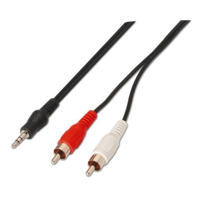 Cable Estéreo Aisens A128-0147/ Jack 3.5 Macho - 2x RCA Macho/