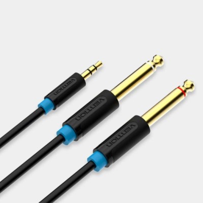 Cable Estéreo Vention BACBG/ Jack 3.5 Macho - 2x Jack 6.5