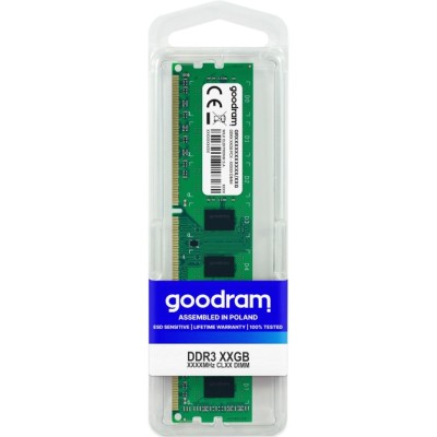 Goodram 4gb ddr3 1333mhz cl9 dimm single rank