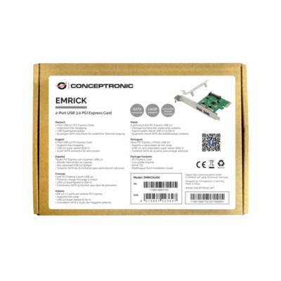 Controladora Pcie Conceptronic Emrick06g Pcie X1 2 Puertos Usb