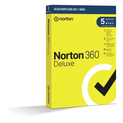 Norton 360 Deluxe 2024 | 5 Dispositivos + 50GB Nube