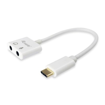 Adaptador Usb-c Equip A Audio 2 Jack 3.5mm Hembra Para