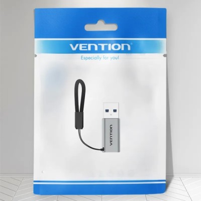 Adaptador USB 3.0 Vention CDPH0/ USB Macho - USB Tipo-C Hembra