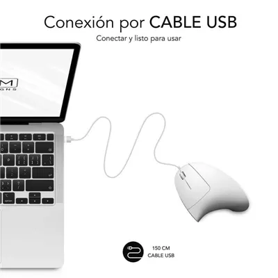 Ratón Ergonómico Subblim Glide Vertical Ergo Wired/ Hasta 1600