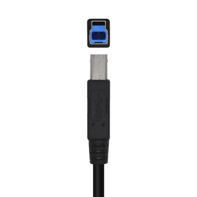 Cable USB 3.0 Impresora Aisens A105-0444/ USB Tipo-B Macho -