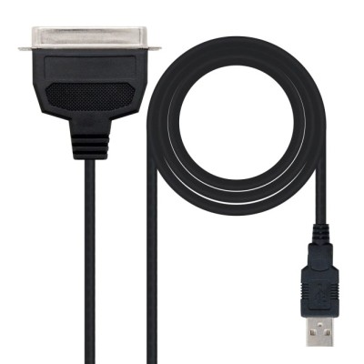 Cable Conversor impresora Nanocable 10.03.0001/ USB Macho -