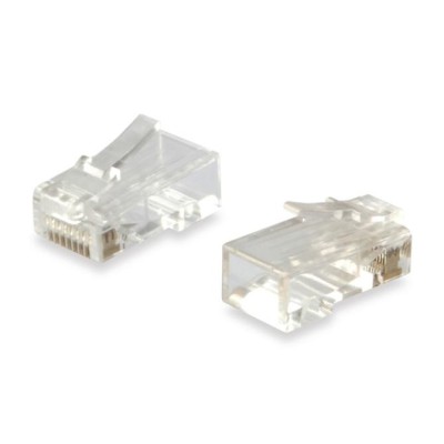 Kit 100 Conectores Rj45 Equip Categoria 6 121144