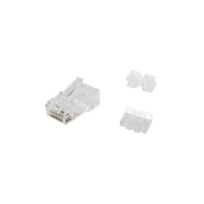 Kit 100 Conectores Rj45 Equip Categoria 6a 121146