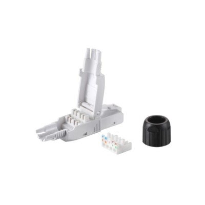 Kit 5 Conectores Rj45 Equip Categoria 6a 121162 Montaje Sin