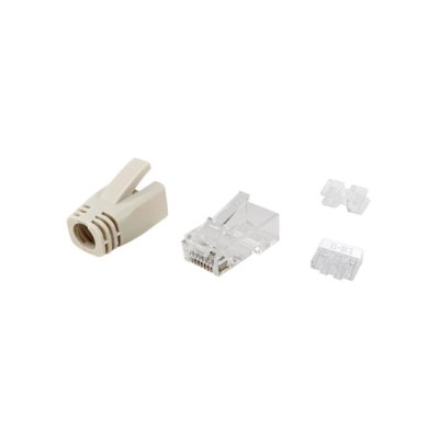 Kit 100 Conectores Rj45 Equip Categoria 6a 121176 Con Capuchon