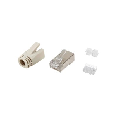 Kit 100 Conectores Rj45 Equip Categoria 6a 121182 Apantallado