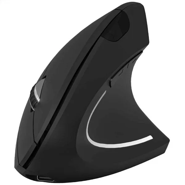 Ratón Ergonómico Inalámbrico por Bluetooth/ 2.4GHz Subblim Glide Vertical Ergo Dual Battery/ Batería Recargable/ Hasta 1600 DPI/