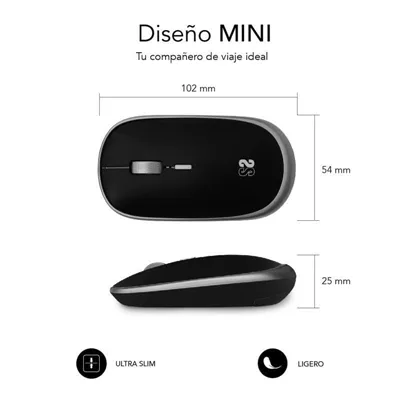 Ratón Mini Inalámbrico Subblim Wireless Mini/ Hasta 1600 DPI/