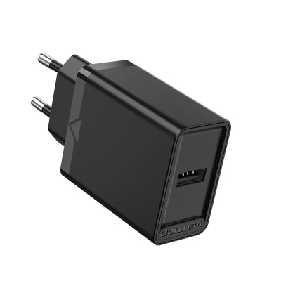 Cargador de Pared Vention FAAB0-EU/ 1xUSB/ 12W