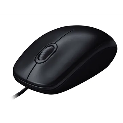 Logitech M90 Mouse USB con cable, negro