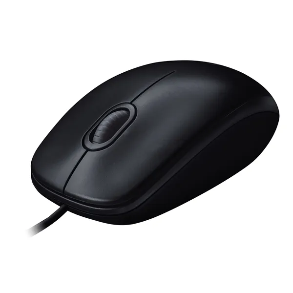 Logitech M90 Mouse USB con cable, negro