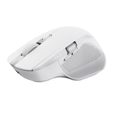 Trust Ozaa Bluetooth Recargable Ratón inalámbrico, Blanco de 6