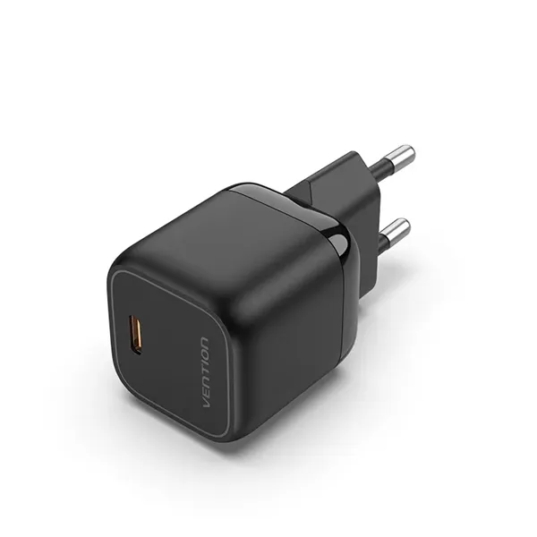 Cargador de Pared Vention FAKB0-EU/ 1xUSB Tipo-C/ 30W