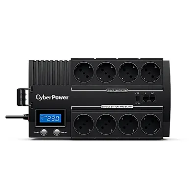 SAI Línea Interactiva Cyberpower BR1000ELCD/ 1000VA-600W/ 8