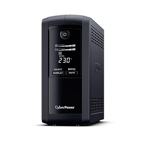 SAI Línea Interactiva Cyberpower VP1000ELCD/ 1000VA-550W/ 4 Salidas/ Formato Torre