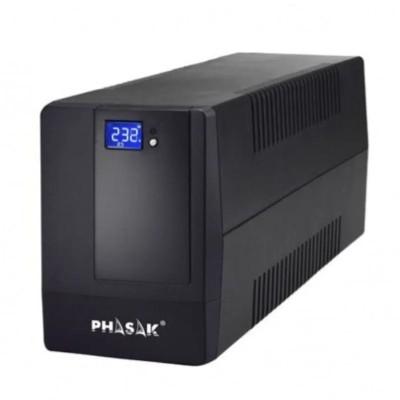 SAI Línea Interactiva Phasak 1000 VA LCD/ 1000VA/ 4 Salidas/