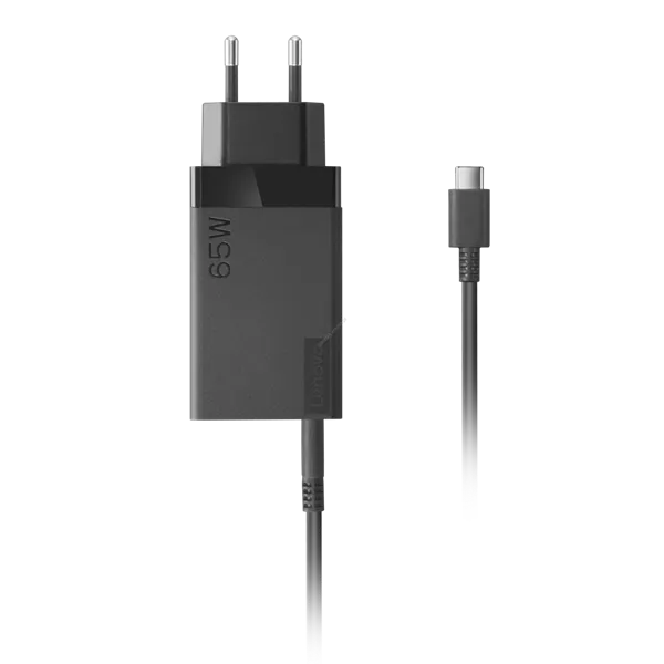 Lenovo Cargador portátil USB-C de 65W con cable USB-C de 1.8m para Portatiles,Tablets