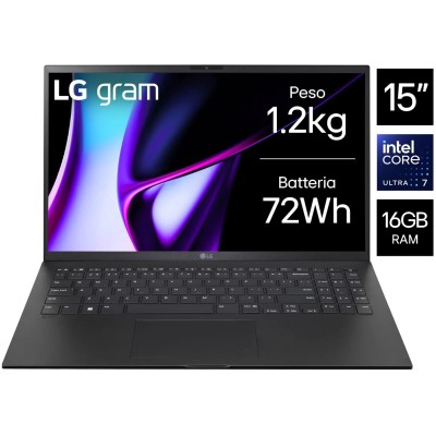 LG Gram 15Z90S Intel Core Ultra 7-155H 16GB 512GB SSD 15.6' W11