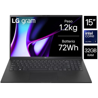 LG Gram 15Z90S Intel Core Ultra 7-155H 32GB 1TB SSD 15.6' W11