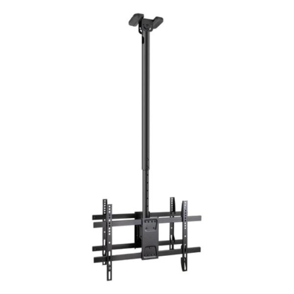 TooQ 6TSLI-XL-B Soporte XL TV de Techo para 2 Pantallas 43"-86", Negro