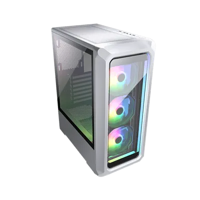 Cougar Archon 2 RGB Blanca Caja Gaming ATX, Panel frontal y