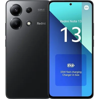 Smartphone Xiaomi Redmi Note 13 8GB/ 128GB/ 6.67'/ Negro