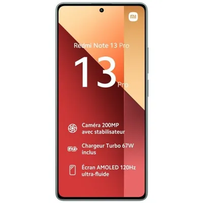 Smartphone Xiaomi Redmi Note 13 Pro NFC 8GB/ 256GB/ 6.67'/ Verde