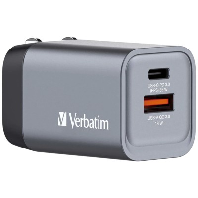 Cargador de Pared Universal Verbatim GNC-35/ 1xUSB Tipo-C/