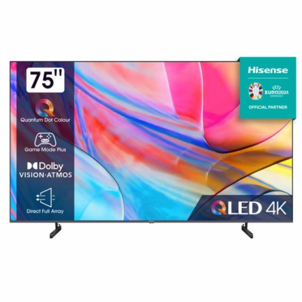 Televisor 75" Hisense A79kq Uhd 4k Qled Hdr10+smart-tv