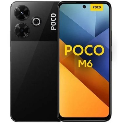 Xiaomi POCO M6 Negro 128GB 6GB 6.79" 90Hz/Camara 108Mp/Selfie