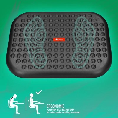 Reposapiés Ergonómico/ Inclinable/ Ajustable NGS Footnest/ 448