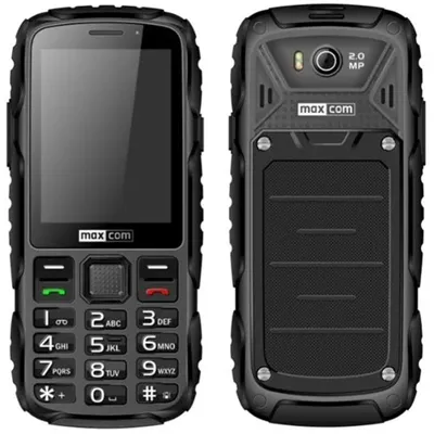 Teléfono Móvil Ruggerizado Maxcom Strong MM920/ Negro