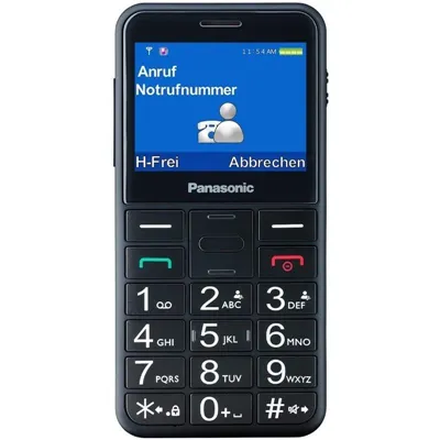 Teléfono Móvil Panasonic KX-TU155EXBN para Personas Mayores/